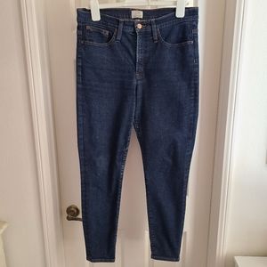 J. Crew Denim Jeans. 9" High-rise Toothpick. 31" w